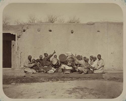 Photo:Central Asia,pastimes,humor,Indian dance,batcha,c1865 - Picture 1 of 1