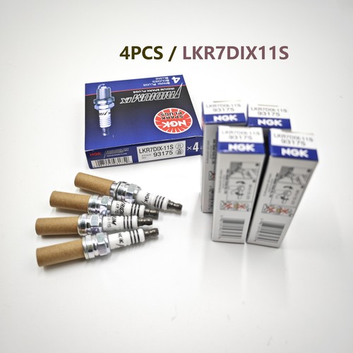 4X Genuine NGK Iridium IX Spark Plugs LKR7DIX11S For Hyundai Venue Kia