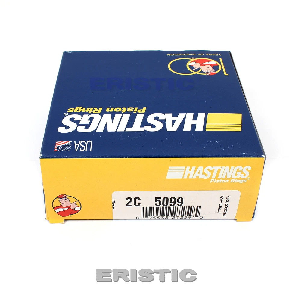 Fits 98-17 Nissan Altima Frontier Sentra 2.4L 2.5L L4 DOHC Hastings Piston Rings Foto 3 de 4