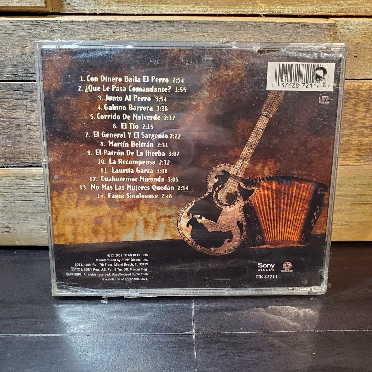 El Tacuache CD Nortenisimo Junto A Un Perro 2002 New Sealed 14 