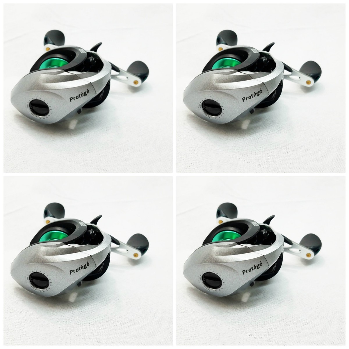 4ea ZEBCO PROTEGE LEFT HAND BAITCAST CRAPPIE POLE/TROLLING ONE SET