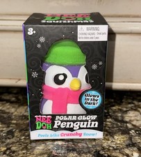 Viral Needoh Polar Glow Penguin (SNOWBALL CRUNCH) Purple With Green Hat