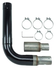 Pypes Diesel Single Stack Kit 5 In Single Exit Black Finish Hardware Incl 409