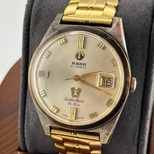 RADO Golden Horse Deluxe Auto Watch 38mm Case 16cm Band Working Cleaned