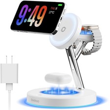 New 3 in 1 Charging Station for Apple Compatible with Magsafe Charger Stand f...
