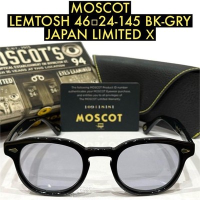 USED [MINT CONDITION] LIMITED EDITION, SOLD OUT: MOSCOT LEMTOSH 46 BKGRY JPNLT