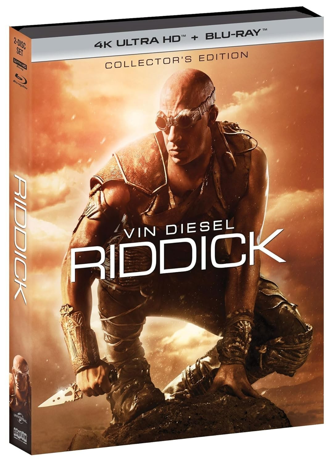 Riddick (2013) - 4K UHD Blu-ray - New Sealed - Vin Diesel  - With Slipcover