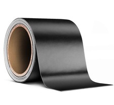 Black Matte Air-Release Adhesive Vinyl Tape Roll 3" x 20ft,