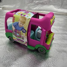 Barney s World Preschool Toy Adventure Bus Push-Along Vehicle Barney Figure fo