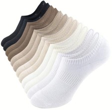 ACCFOD No Show Socks for Women Cotton Thin Low Cut Non Slip Invisible Liner