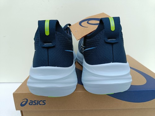 Zapatillas de deporte para mujer ASICS Gel-Nimbus 26 azul francés/lima eléctrica talla 6 del Reino Unido - Imagen 4 de 12