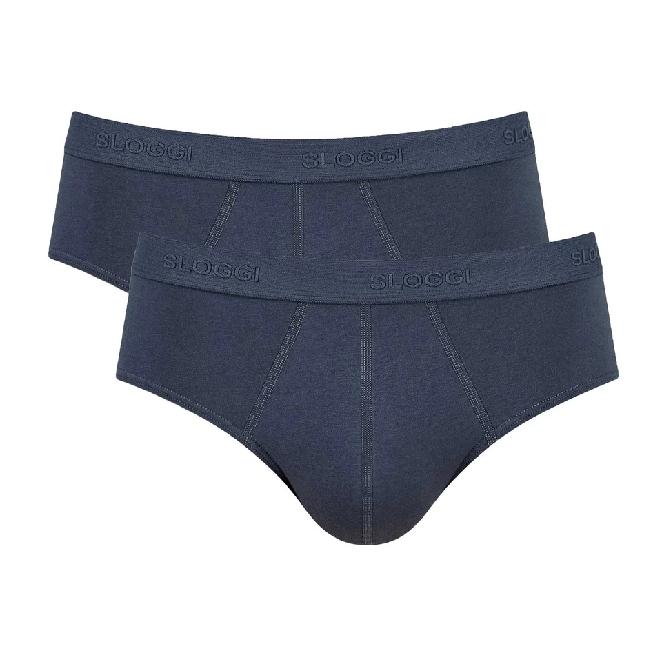 Sloggi Hombre Slip, 2er Paquete - 24/7 Midi, Ropa,Calzoncillos,Algodón - Imagen 2 de 4