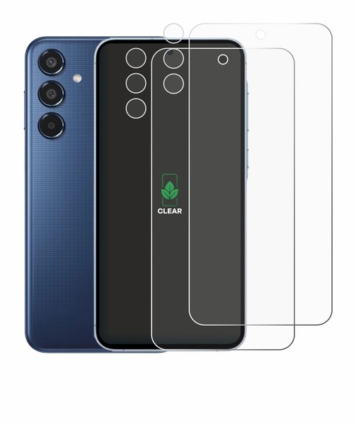 2X Screenleaf Displayschutzfolie FüR Samsung Galaxy M35 (Display+Kamera)-image