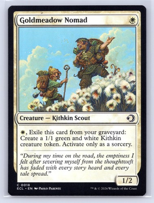 #ad MTG NM Normal Goldmeadow Nomad 18 C Lorwyn Eclipsed $1.99