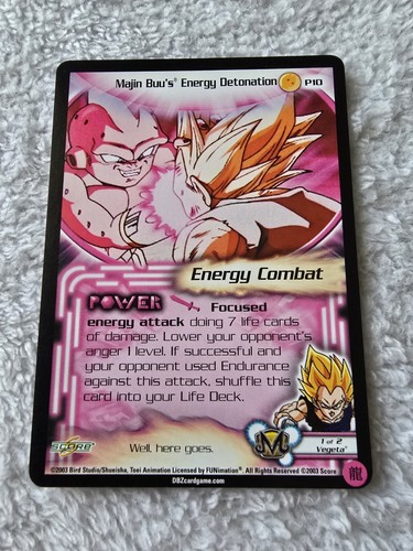 DBZ Dragon Ball Z Majin Buu's Energy Detonation P10 CCG Limited Kid Buu Saga - Picture 1 of 5