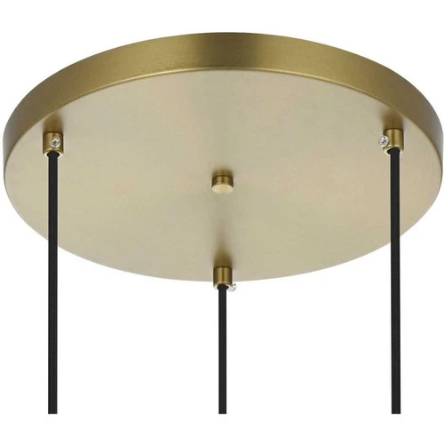 Living District LD2269SG Gene 3 Light 17 inch Satin Gold Pendant Ceiling Light - Picture 5 of 10