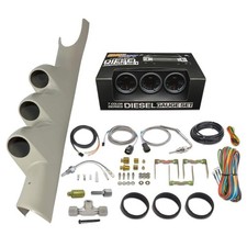 Glowshift Tinted Boostegttrans Temp Gauges Taupe Pod Fits 03-09 Ram Cummins