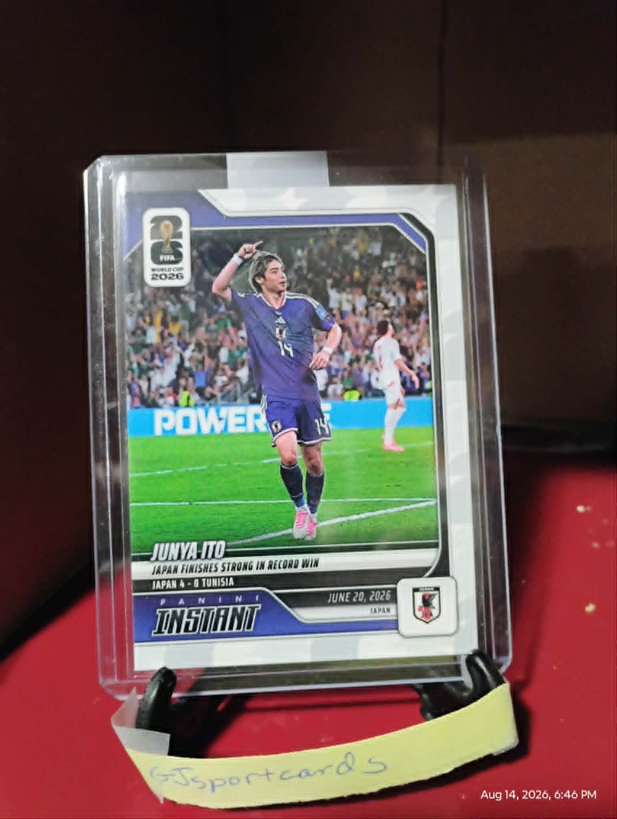 2026 Panini Instant FIFA World Cup #78 Junya Ito Japan PR:241 Ships ASAP