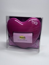 Post-it Pop-up Notes Dispenser HEART Shape with Square Notes NEW