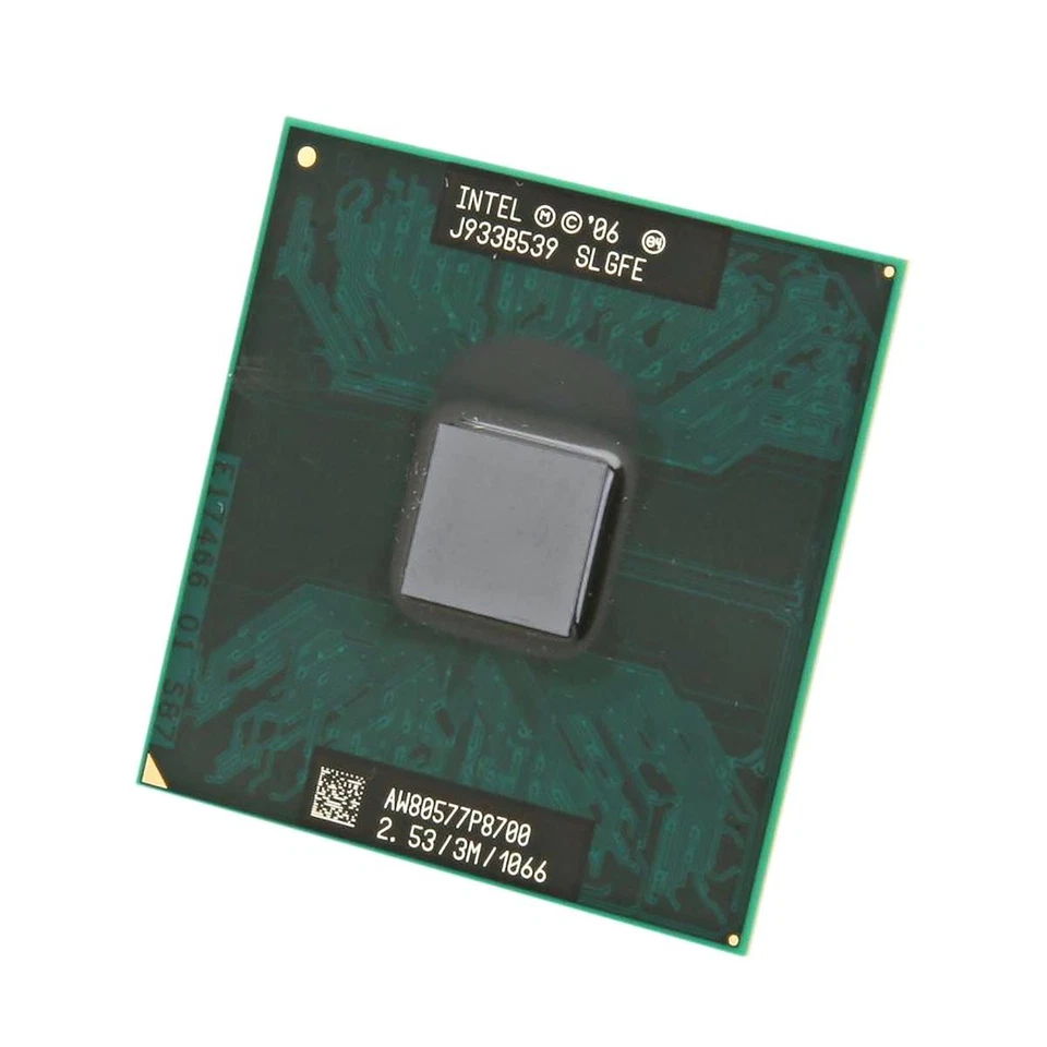 PROCESSORE CPU INTEL CORE 2 DUO P8700 SLGFE 2,53 GHZ COMPUTER NOTEBOOK - Immagine 2 di 4