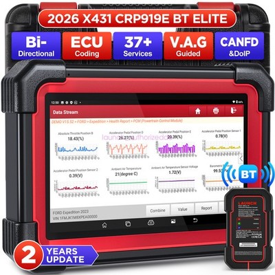 LAUNCH CRP919E BT KFZ Diagnosegerät OBD2 Scanner Alle Steuergeräte ECU Coding