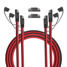 2 Packs SAE to SAE Cable 18 AWG - 10FT Extension 10FT (18AWG) 2 Pack (10FT)