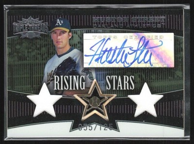 Huston Street 2006 Topps Triple Threads Rising Stars Sepia Auto /125 Jersey B