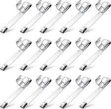 Metal Pencil Clips Slide on Pencil Pocket Epoxy Pen Clips Snap In, Ink Pen Holde