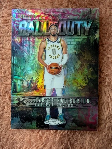 2025 Topps Chrome Tyrese Haliburton Base (RAW)
