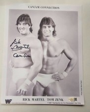 Rick Martel Signed WWF 8x10 Photo JSA COA ORGINAL PROMO The Model Picture Auto $