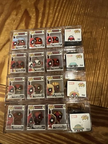 Deadpool Funko Bitty Pop Complete Set Of 16