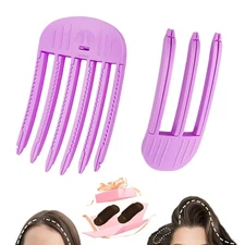 4-Pack Hair Volume Clips for Fluffy Bangs & High Crown - Standard Size 