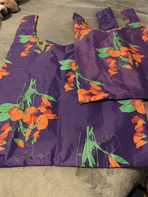 NWOT Set Of 2 Retired Baggu Reusable Shopping Bags W/ Pouches- Standard & Baby