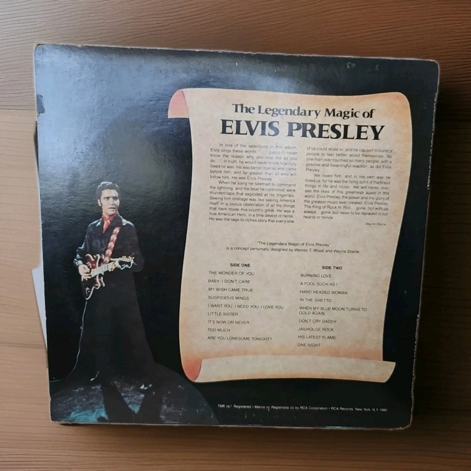 Lot Of2 Elvis LPs~You Will Never Walk Alone & Legendary Magic Of Elvis Presley** Foto 3 de 4