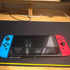 Nintendo Switch HAC-001 32GB Neon Red & BLUE Joy Cons Console | LOOK AT DESPTION