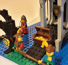 Lego Knights 6077 Forestmen,s River Fortress. Robin Hood Castle Knights 90s 