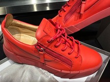 uomo giuseppe zanotti squalo rosso 5.0 uomo taglia 7 NUOVO!
