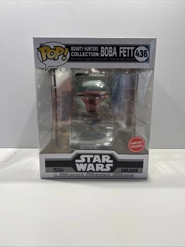 Funko Pop! Deluxe Boba Fett 436 GameStop Exclusive Star Wars Bounty Hunters