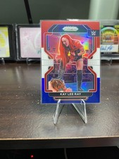 2022 Panini Prizm WWE Red White & Blue Prizm Kay Lee Ray #106