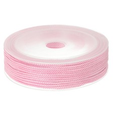 Twisted Nylon Twine Thread 1.5mm 20M/65 Feet Braided Nylon String Pink