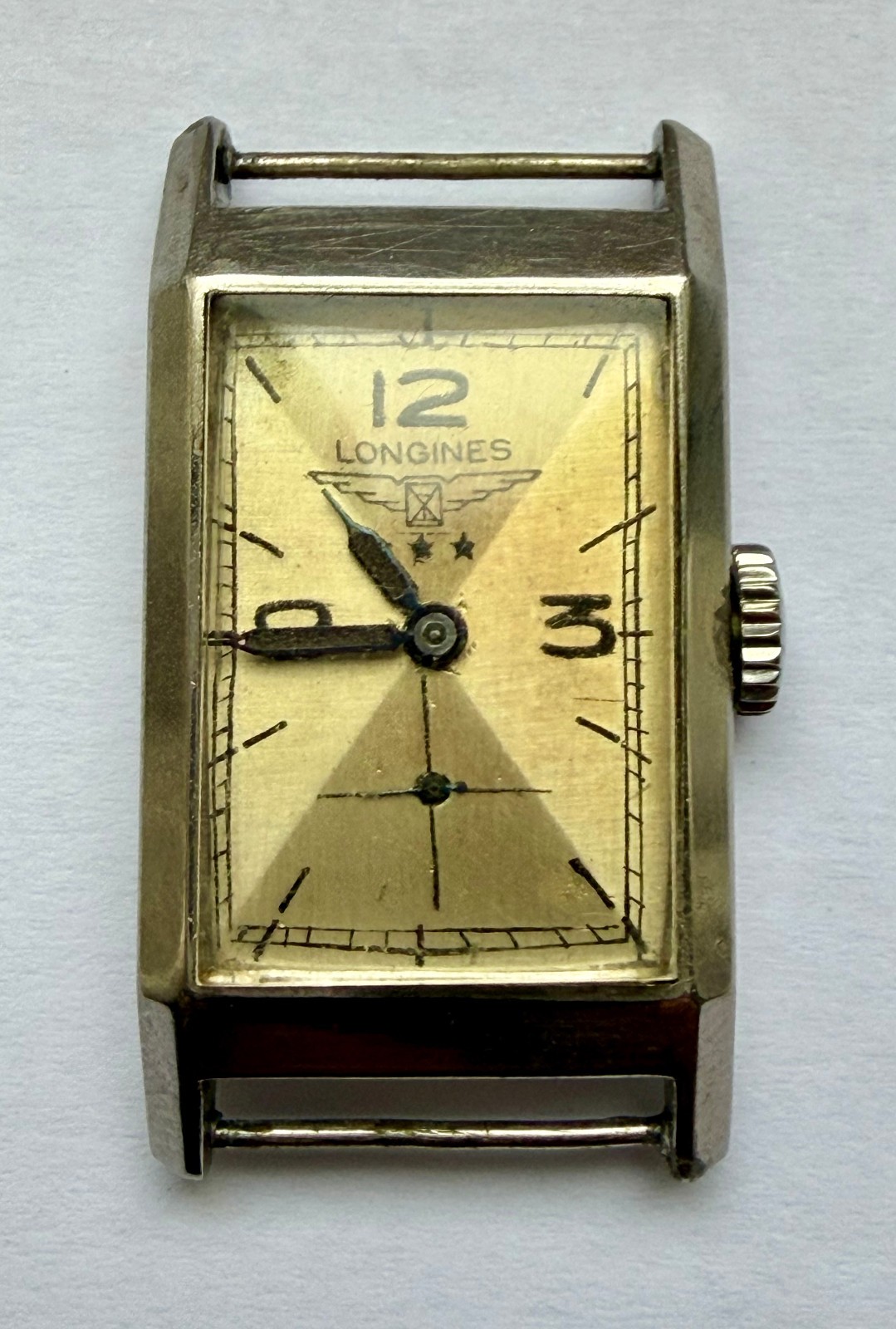 Vintage Longines Manual Wind Rectangular Watch - image 2