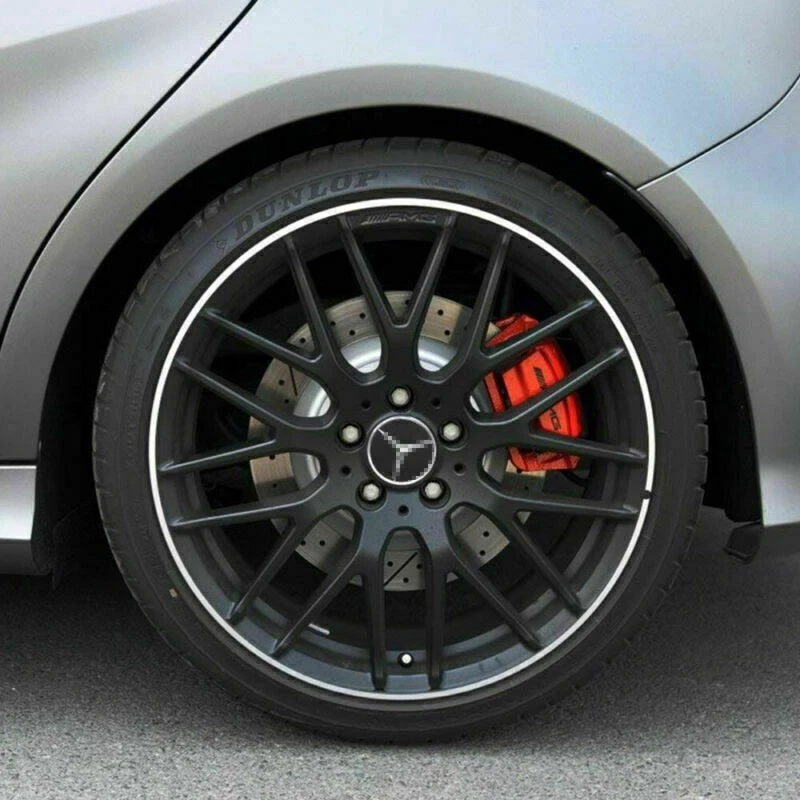 Set of 4 For Mercedes/Benz Center Caps Fits Most Models Black 2.95 Inch/75mm US - Image 4 of 4