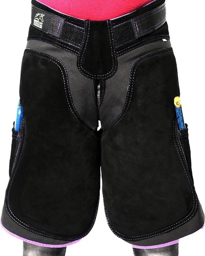 ¡NUEVO! Delantal para mujer Farrier chaps 23′′, 500 GSM cuero/lona, ajustable Cintura 28-52′′ - Imagen 4 de 17
