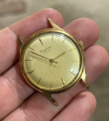RARE VINTAGE FESTA DUGENA MECHANICAL 20MIC MENS WATCH