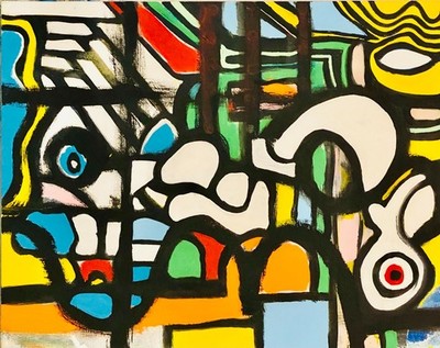 Colorful Chaos Abstract Painting 16x20 | Original Acrylic on Canvas | Expression