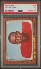 1966 TOPPS #75 OTIS TAYLOR PSA 3