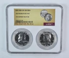 1963 Franklin/1964 Kennedy Half Dollar PF68 NGC *5782