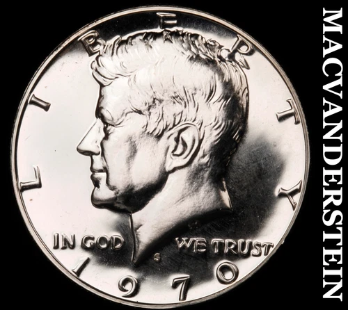 1970-S Silver Kennedy Half Dollar - Choice Gem Proof  Lustrous  #i6067