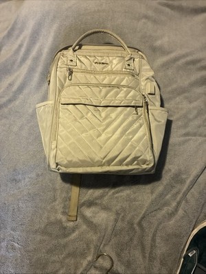 VANKEAN Laptop Backpack for Women with USB Port,15.6'', light tan