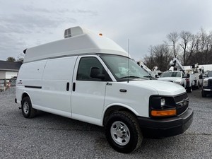 2013 Chevrolet G3500 Used Van Quigley 4X4 Sewer Pipe Inspection CCTV Generator